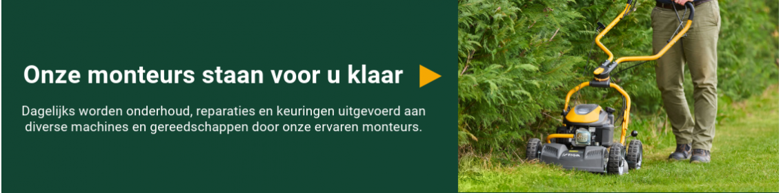 Onze monteurs staan voor u klaar
