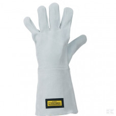 WERKHANDSCHOENEN GRIJS LEER, MAAT 10/XL PROTECT, KRAMP