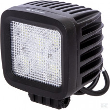 WERKLAMP LED, 42W, 3.780 LM, VIERKANT, 10-30V, 100X82X100 MM, BREEDSTRALER, 6 LEDS, KRAMP