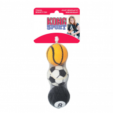 KONG SPORT BALLS MEDIUM (3PK) (ASSORTED STYLES) 1 ST