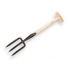 HANDVORKJE 3 TANDS DE WIT MET ESSEN T-STEEL 40 CM.