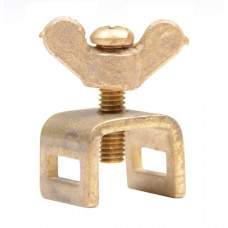 LOSSE KLEM MET SCHROEF VOOR VLOTTERARM MESSING 1/2"EN3/4"