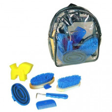 POETSRUGZAK MET INHOUD, BLAUW