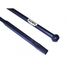 STOOTIJZER 1400MM MET 40CM VIERKANT KNOP EN BEITEL, *DEWIT*