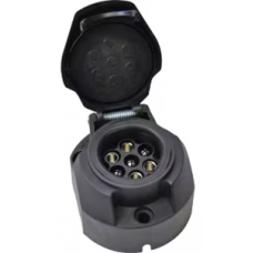 AANHANGWAGENSTEKKERDOOS 7-POLIG PVC (1X)