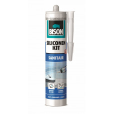 BISON SIL.KIT SANITAIR 300 ML KOKER TRANSP. GRIJS