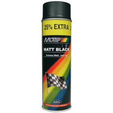 MOTIP ACR. AUTOLAK 500 ML.4006 MAT ZWART