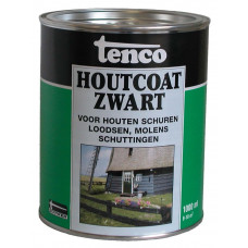 TENCO HOUTCOAT ZWART 1 LTR TEERVRIJ
