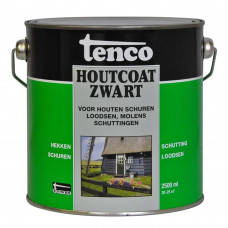 TENCO HOUTCOAT ZWART 2,5 LTR TEERVRIJ