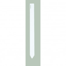 STEEKETIKET PLASTIC 40 CM WIT / PER 50 STUKS