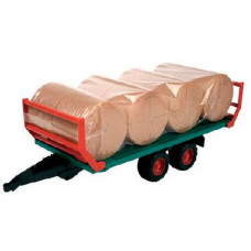 BALENTRANSPORTER MET 8 RONDE HOOIBALEN 1:16