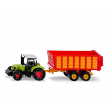 JOHN DEERE TRACTOR MET SILAGEWAGEN