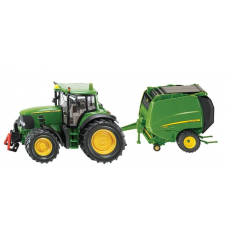 JOHN DEERE MET RONDBAALPERS ± 1:87