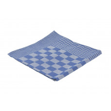 THEEDOEK BLOK 65X65CM -BLAUW