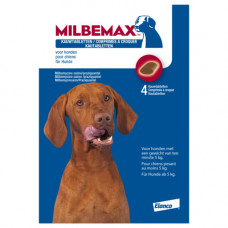 MILBEMAX KAUWTABLETTEN HOND GROOT CHEWY 4 TABL. 5-75KG 4 ST