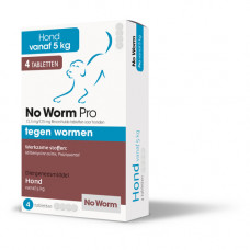 NO WORM PRO HOND 4 TAB VANAF 5 KG