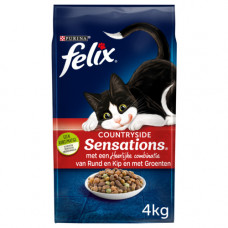 FELIX COUNTRYSIDE SENSATIONS 4 KG RUND KIP GROENTE