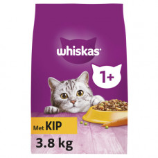 WHISKAS BROKJES ADULT KIP 3,8 KG KIP