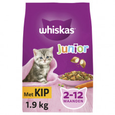 WHISKAS BROKJES JUNIOR KIP 1,9 KG KIP