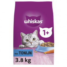 WHISKAS BROKJES ADULT TONIJN 3,8 KG TONIJN