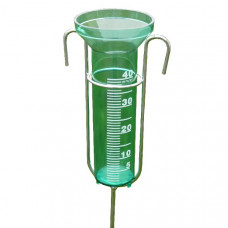 REGENMETER -MM-, INCL. STEEL METAAL 110CM