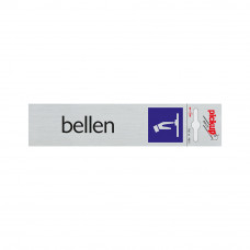 BORD ALULOOK BELLEN 165X44 MM ZELFKLEVEND