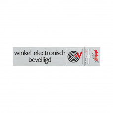 BORD ALULOOK WINKEL ELECTR. BEVEILIGD 165X44 MM ZELFKLEVEND