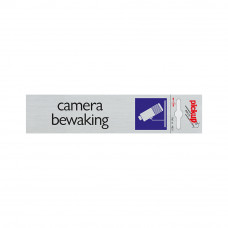 BORD ALULOOK CAMERABEWAKING 165X44 MM ZELFKLEVEND