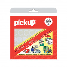 LETTERBOEK HELVETICA WIT 20 MM 261 LETTERS EN LEESTEKENS