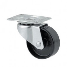 TENTE ZWENKWIEL, PP, PLAATBEV, 25 MM, 1430PO1025P60, ZWART