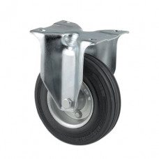 TENTE BOKWIEL, RUBBER, PLAATBEV., 100 MM, 3478DVR100P62