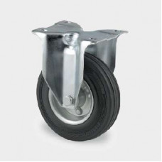 TENTE BOKWIEL, RUBBER, PLAATBEV., 160 MM, 3478DVR160P63