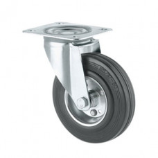 TENTE ZWENKWIEL, RUBBER, PLAATBEV, 160 MM, 3370DVR160P63