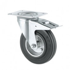 TENTE ZWENKWIEL, RUBBER, PLAATBEV, REM, 160 MM,3377DVR160P63