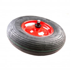 WIEL 4.80/4.00X8, 2PLY BAND, STALEN VELG, AS 13CM