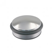 DEURSTOP, ZWAAR, ROND, 10 CM, HOOG 4 CM, RVS