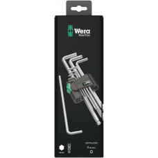 950 PKL/9 SM N ZB STIFSLEUTELSET 9-DLG, METRISCH, VERCHROOMD