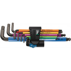 950 SPKL/9SM MULTICOLOUR STIFTSLEUTELSET BLACKLASER, MET VASTHOUDFUNCTIE 9-DELIG