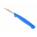 MES HACCP 60 MM, RVS, GEBOGEN, BLAUW