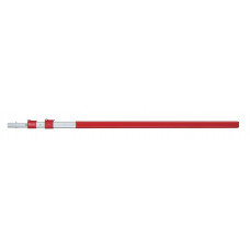 TELESCOOPSTEEL 1410 - 3290 MM, ROOD/GRIJS