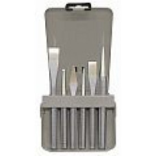 BEITEL/DOORSLAGEN/CENTERPUNT IN METALEN CASS., 6DLG. SET