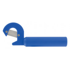 BLADSNIJMES SET, PE, BLAUW, INCL. 50 MESSEN