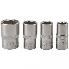 1/4" HANDDOP 6-KANT 4MM