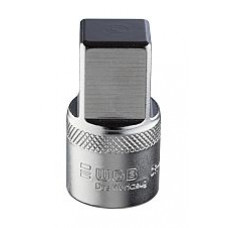 1/4" VERLOOPSTUK TBV. 3/8" DOP L=25MM MET KOGELTJE HANDUITVOERING