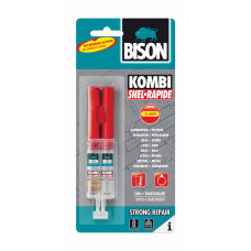 BISON KOMBI-SNEL 24 ML DUBBELSPUIT BLISTER