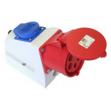 COMBINATIE WCD 16A 5-POLIG + WCD 230V