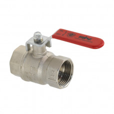 RIV MESSING VERCHROOMDE KOGELAFSLUITER, TYPE 4171, 2X BI.DR., VOLLE DO