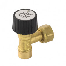 BONFIX HOEKSTOPKRAAN, MESSING, BIDR X CAP., KIWA, 3/8" X 12