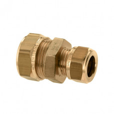 BONFIX MESSING VERLOOPKOPPELING, 2X KNEL, 28 X 22 MM