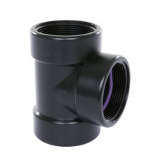 SELF-SEAL PP T-STUK 90°, 3X BINNENDRAAD, 6 BAR, 1¼" X 1¼" X 1¼"